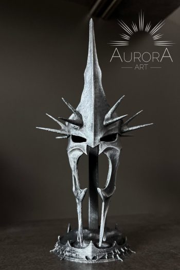 Witch King (Nazgûl Kralı) Maske Biblo – El Boyama Yüzüklerin Efendisi Koleksiyon Figürü