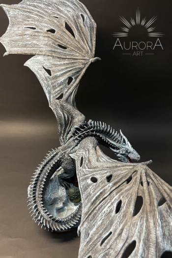 Dragon / Game of Thrones / Dev Ejderha Figürü - 50 cm Kanat Açıklığı - El Boyaması Koleksiyon