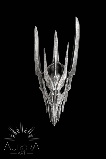 Sauron Miğferi Magneti | El Boyaması Dekoratif Magnet (10 cm)